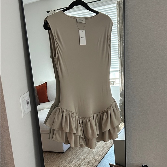 Revolve Bubble Ruffle Dress - Picture 3 of 6